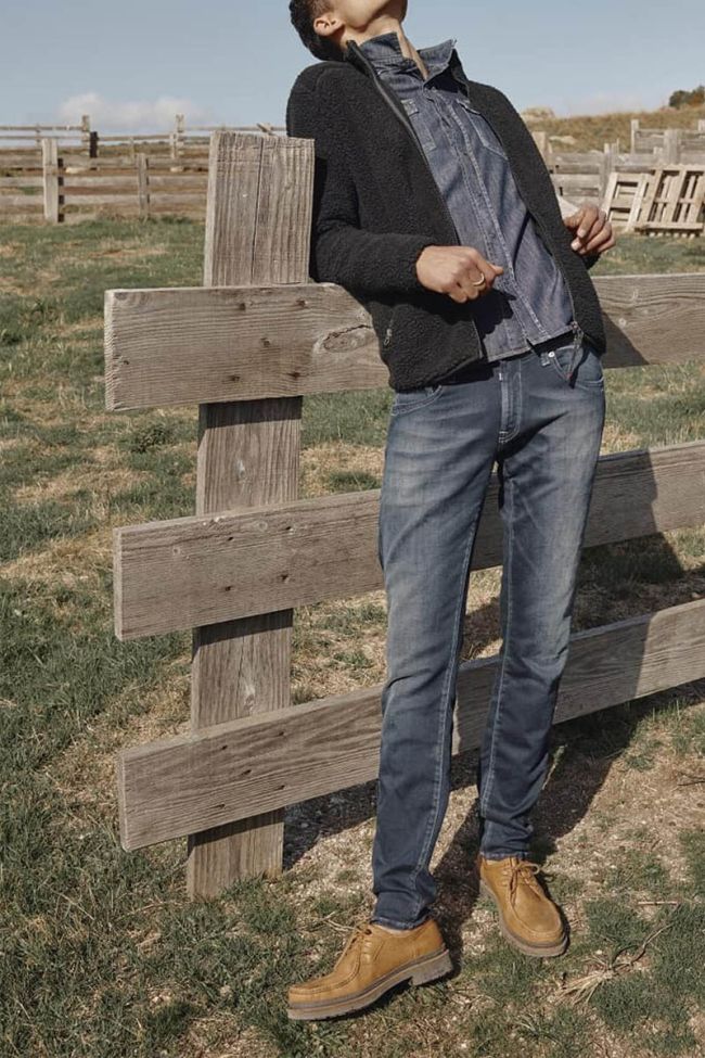 Jeans jogg 700/11 adjusted bleu-noir N°3