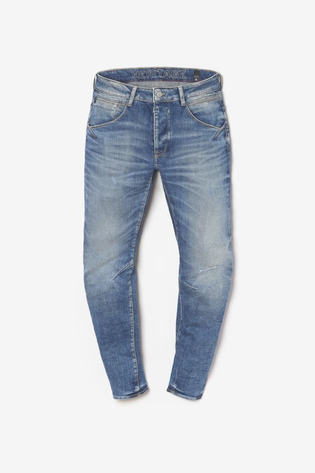Jeans 900/03 tapered arqué Rocken destroy bleu N°3
