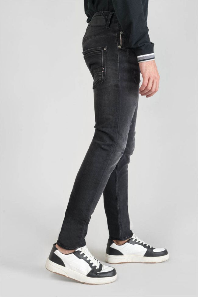Jeans 900/16 tapered Riff destroy noir N°1