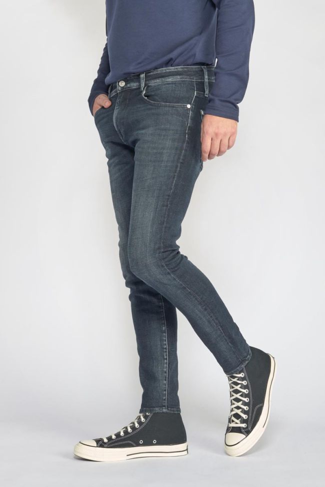 Jeans power skinny 7/8ème bleu-noir N°1