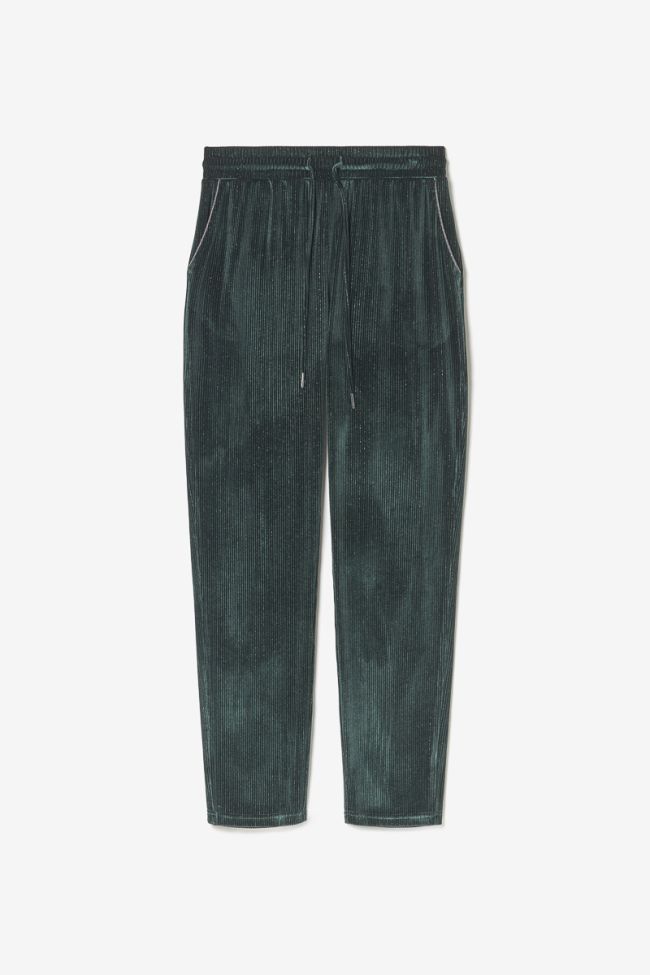Pantalon Ashton en velours vert sapin