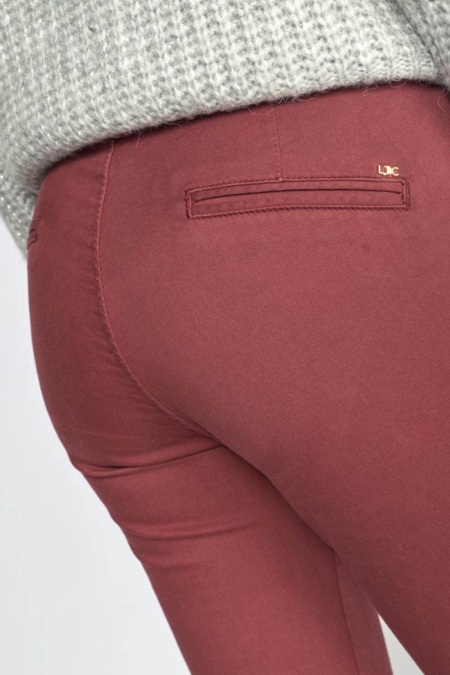 Pantalon Dyli2 bordeaux