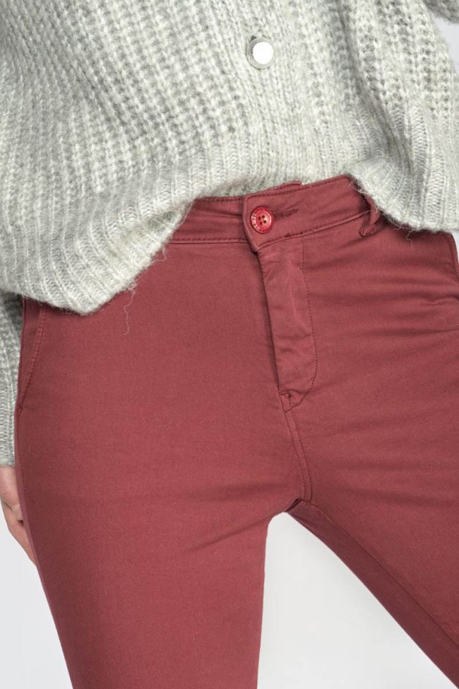 Pantalon Dyli2 bordeaux