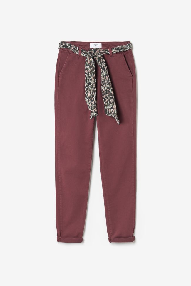 Pantalon Dyli2 bordeaux