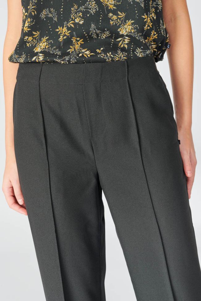 Pantalon Rosaly noir à fentes