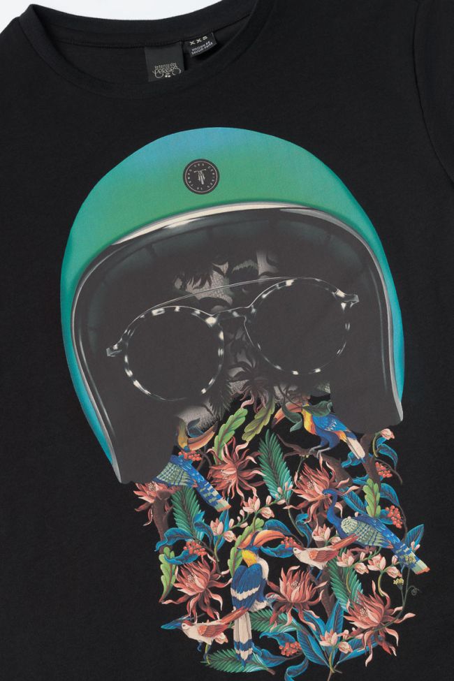 T-shirt Gregorbo noir imprimé