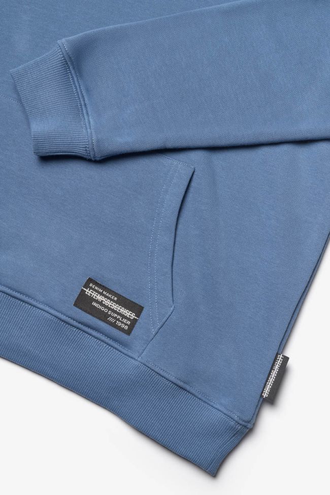 Sweat à capuche Hisabo bleu