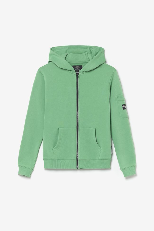 Veste zippée Hodaibo vert gazon