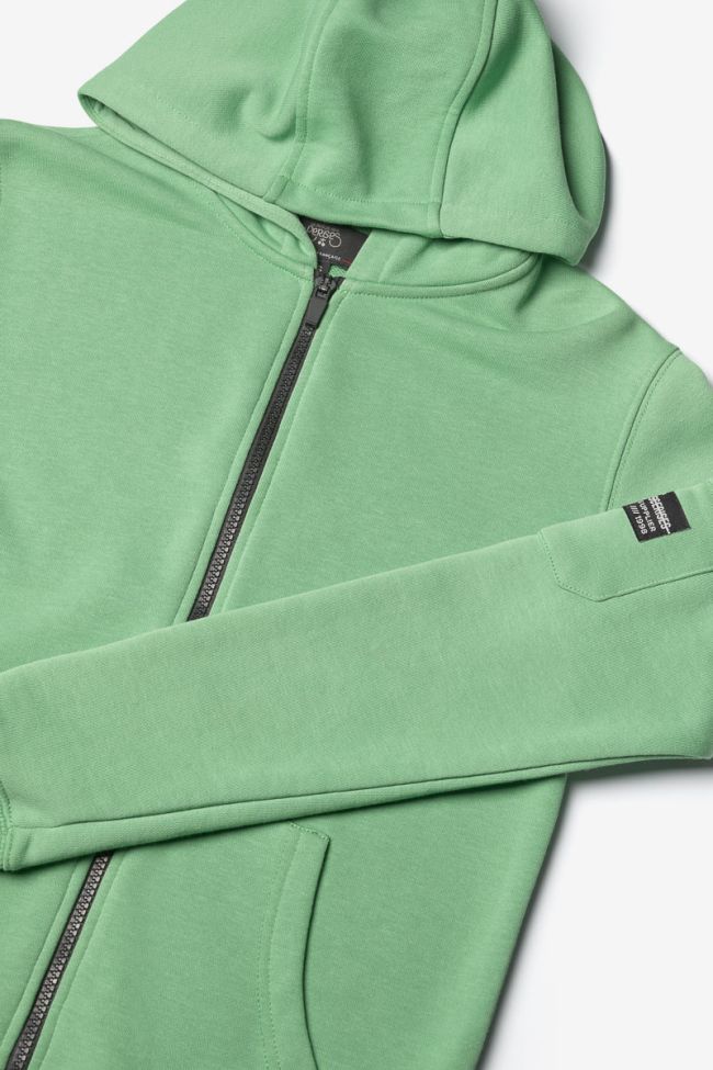 Veste zippée Hodaibo vert gazon