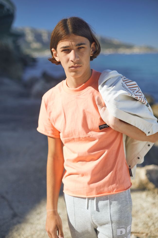 T-shirt Ikkobo corail