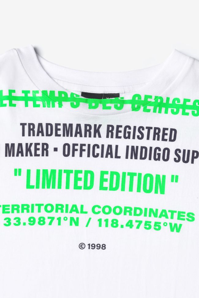 T-shirt Mochibo blanc imprimé