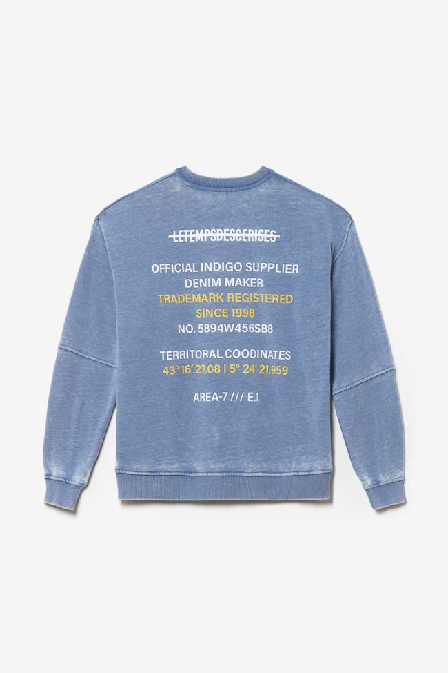 Sweat Naybo bleu chiné