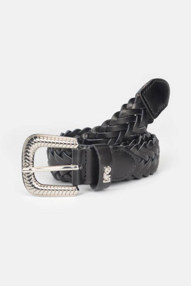 Ceinture Balk noire tressée