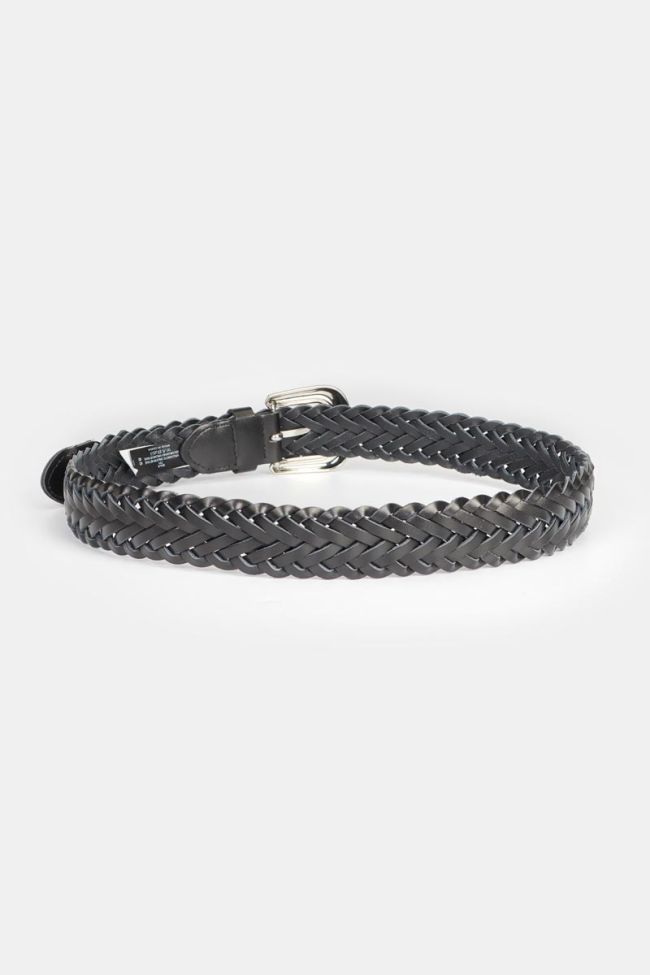 Ceinture Balk noire tressée
