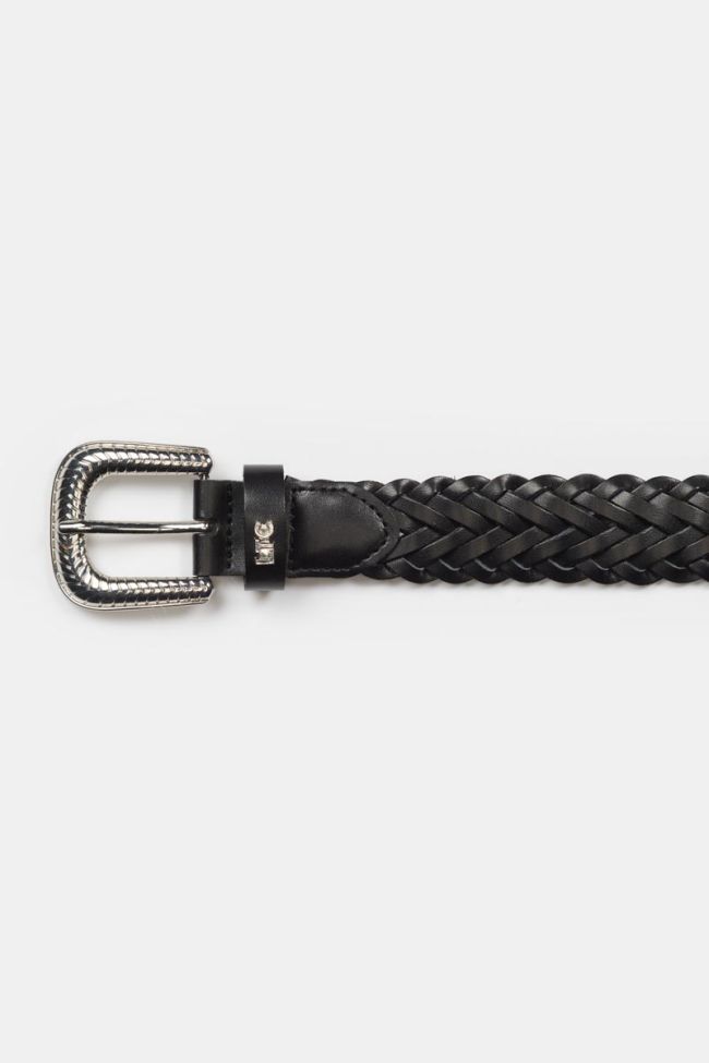 Ceinture Balk noire tressée