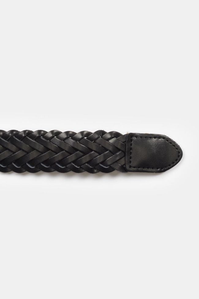 Ceinture Balk noire tressée