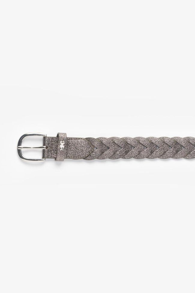 Ceinture Kebir argentée tressée