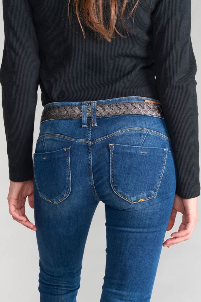 Ceinture Kebir argentée tressée