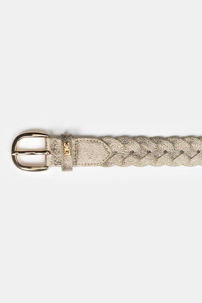 Ceinture Kebir dorée tressée