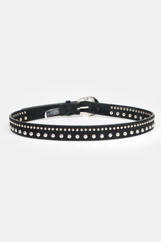 Ceinture Smara en cuir noir