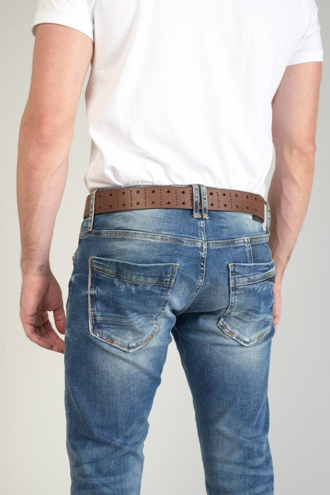 Ceinture Geles en cuir marron