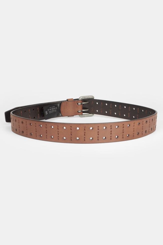 Ceinture Geles en cuir marron