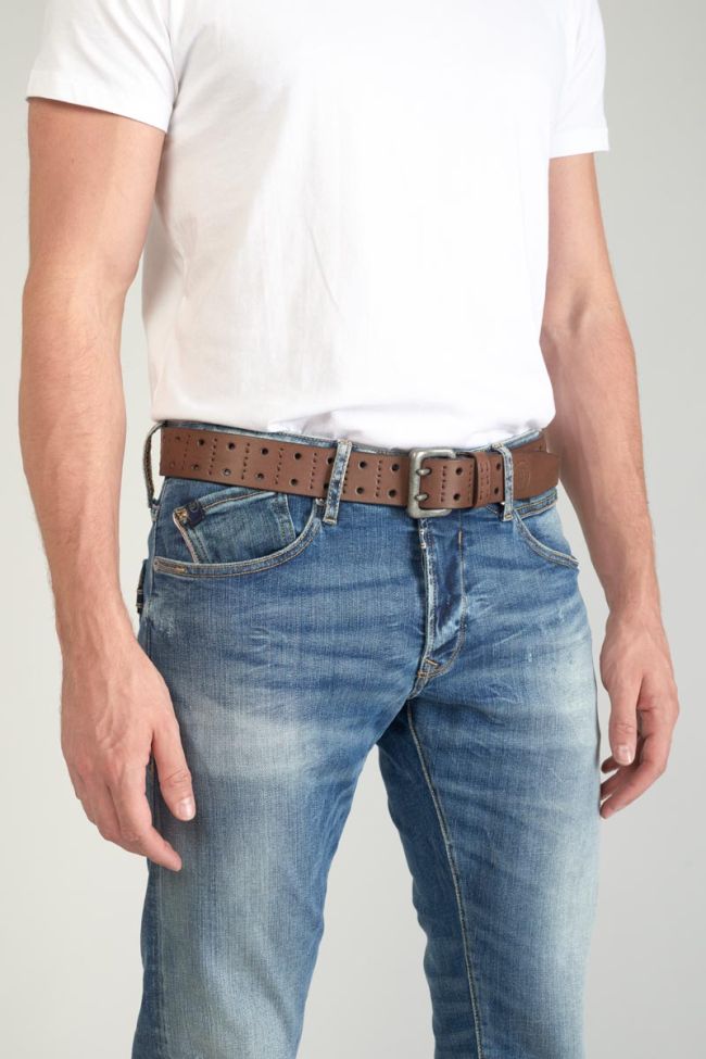 Ceinture Geles en cuir marron