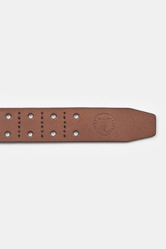 Ceinture Geles en cuir marron