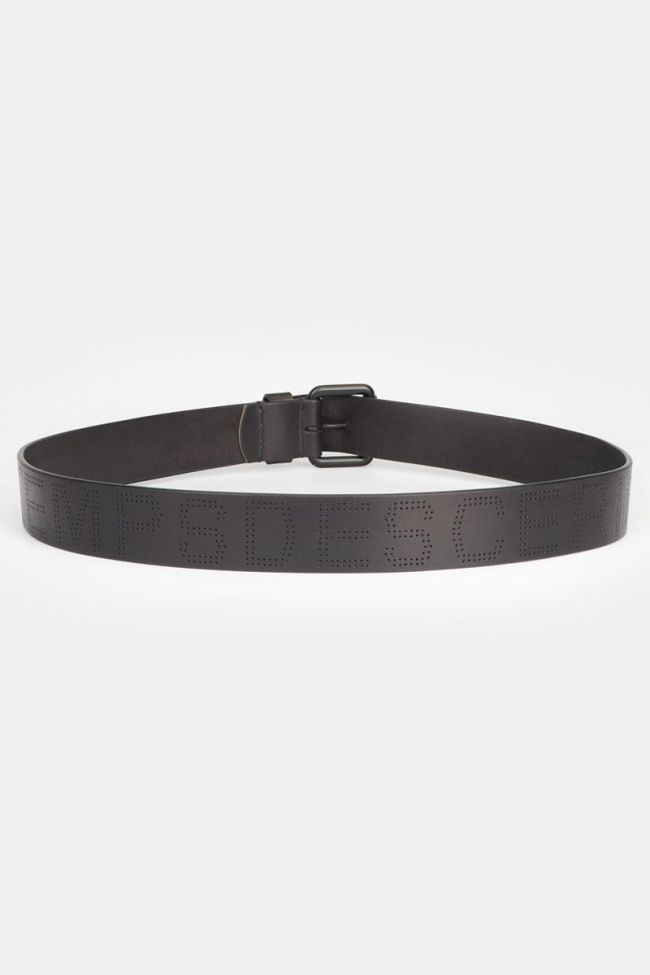 Ceinture Komel en cuir noir