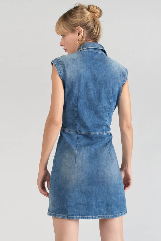 Robe Diderot en jeans bleu