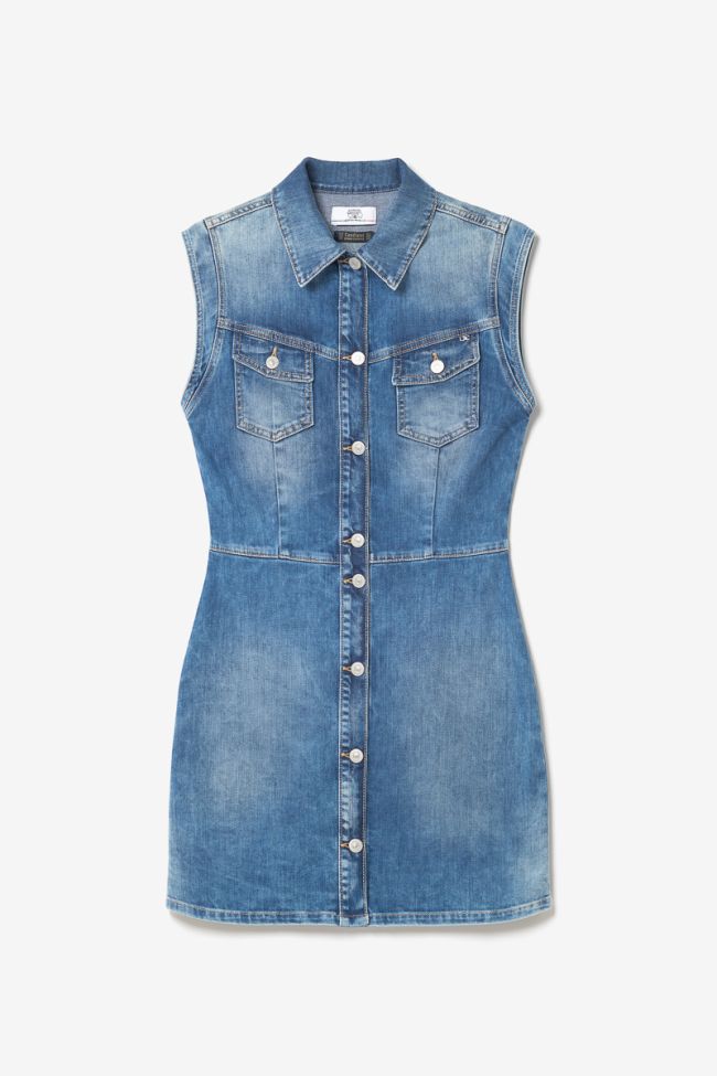 Robe Diderot en jeans bleu
