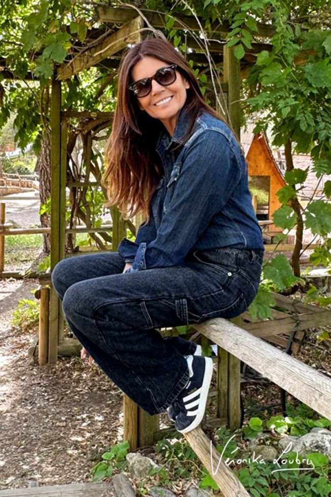 Chemise loose en jeans bleu Gérard by Véronika Loubry