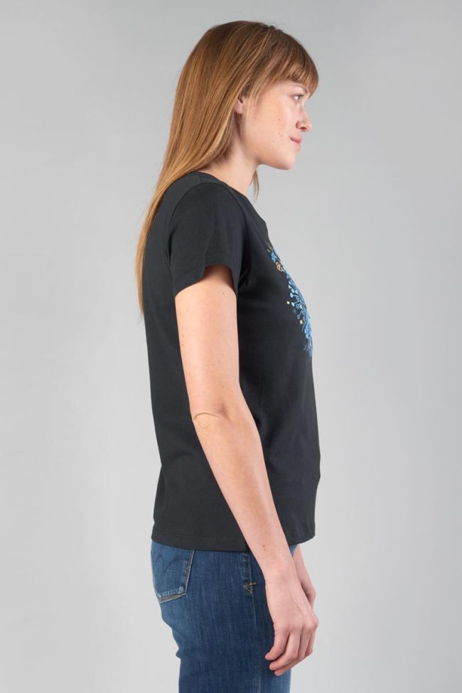T-shirt Gracy noir imprimé