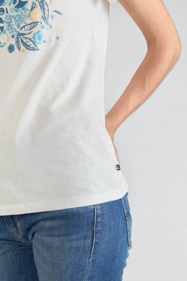 T-shirt Frankie crème imprimé