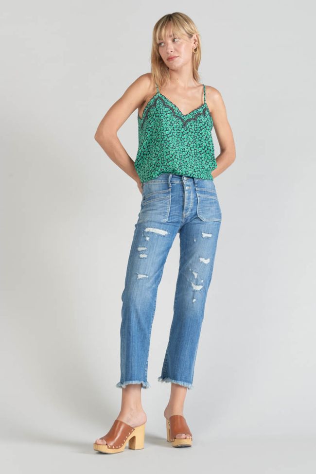 Caraco Janna à motif vert