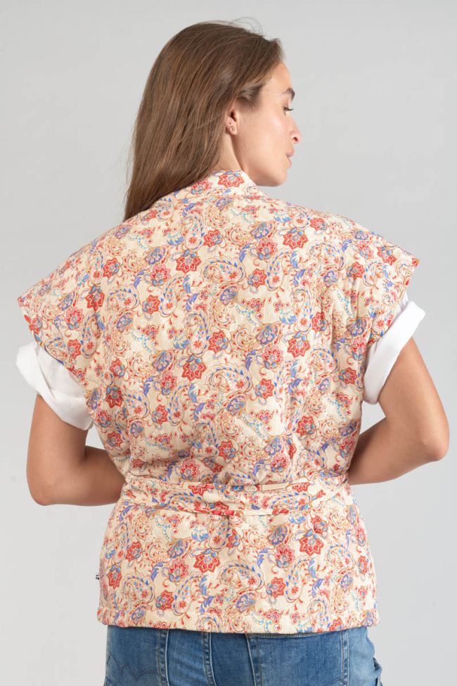 Veste sans manches Kerman à motif cachemire