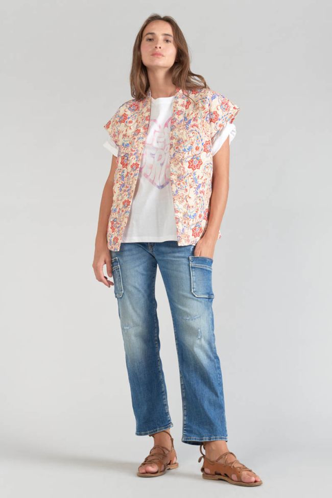 Veste sans manches Kerman à motif cachemire