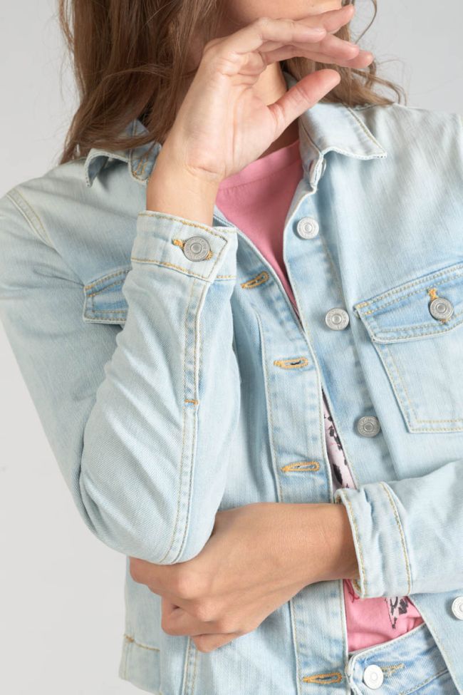 Veste en jeans Lilly bleu très clair