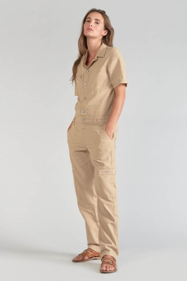 Combinaison pantalon Luminy beige sable