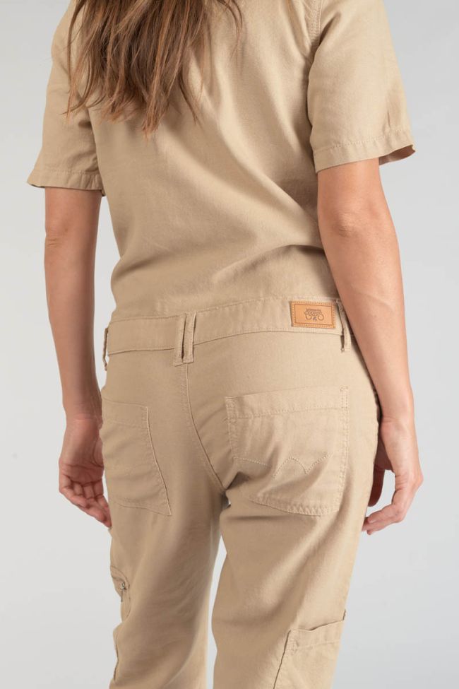 Combinaison pantalon Luminy beige sable