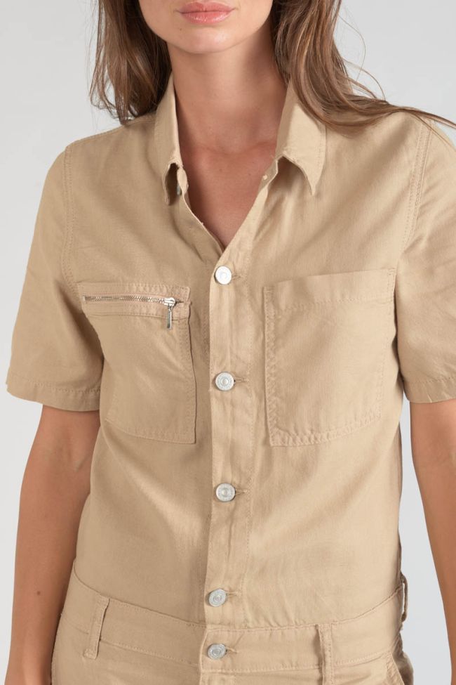 Combinaison pantalon Luminy beige sable