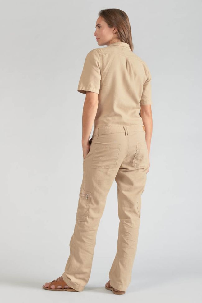 Combinaison pantalon Luminy beige sable