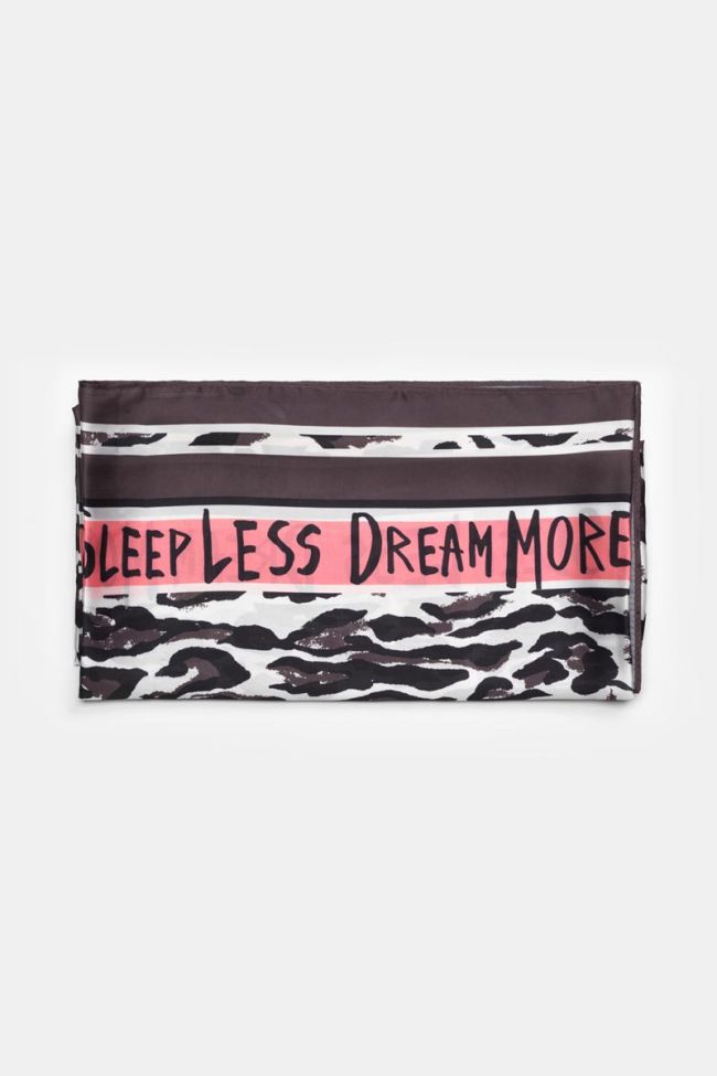 Foulard Marinna à motif léopard