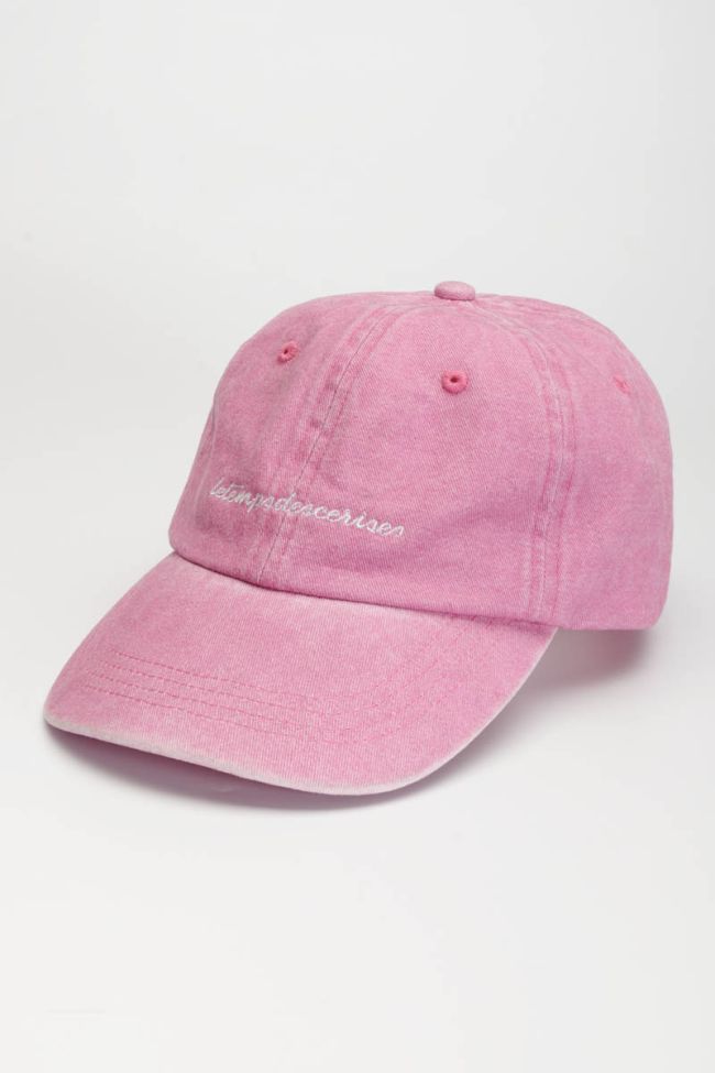 Casquette Meziane rose délavée
