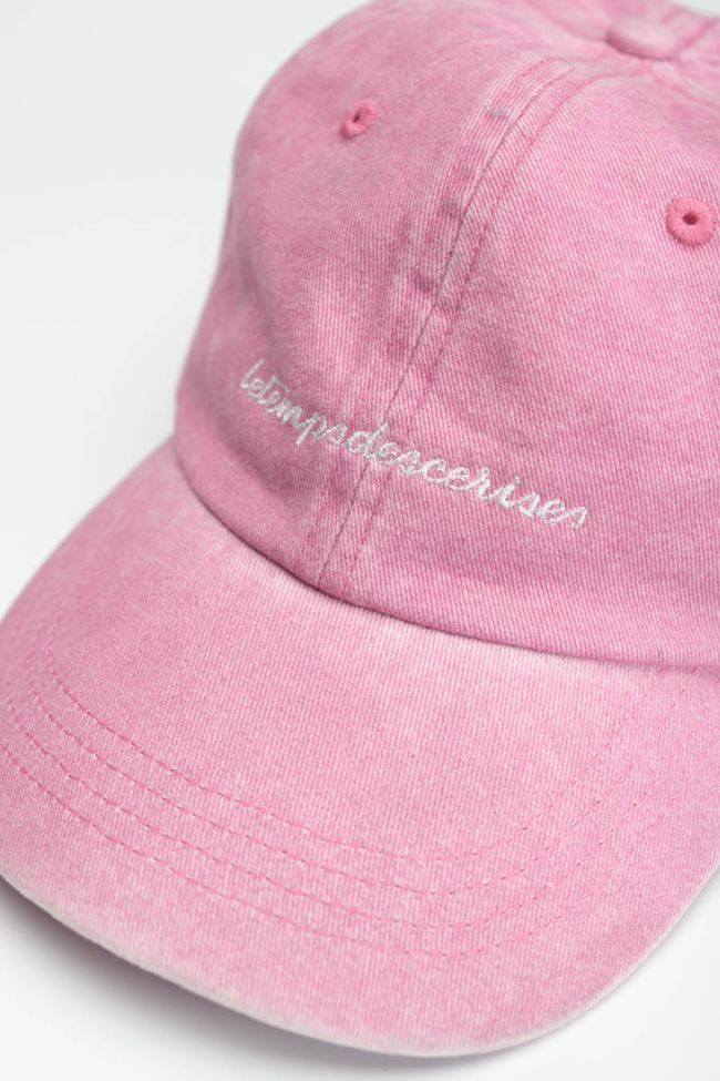 Casquette Meziane rose délavée