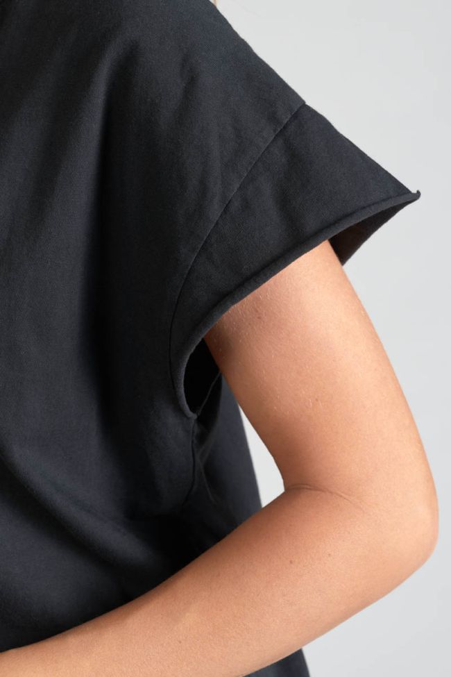 T-shirt Miya noir imprimé