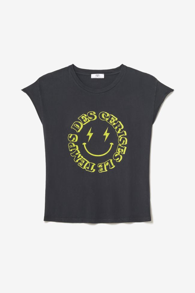 T-shirt Miya noir imprimé