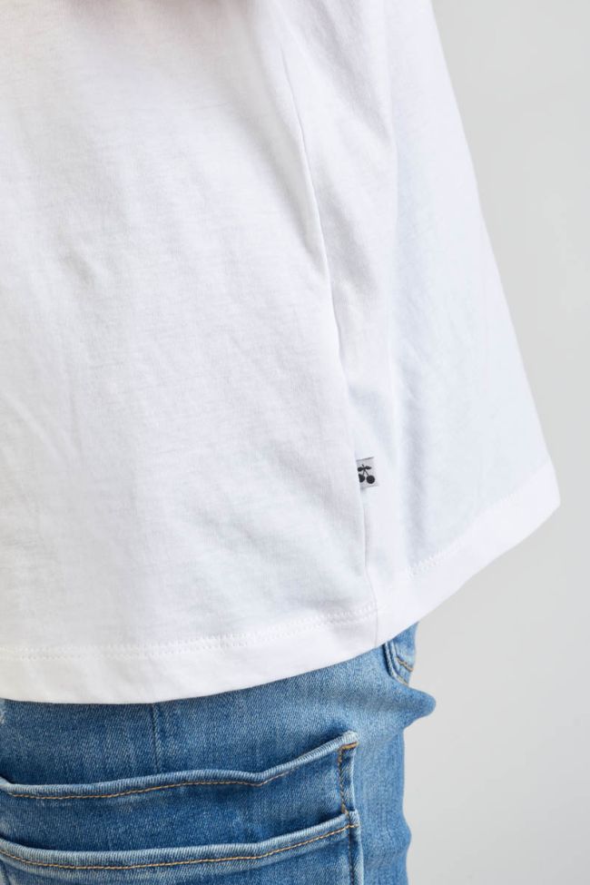 T-shirt Moona blanc imprimé