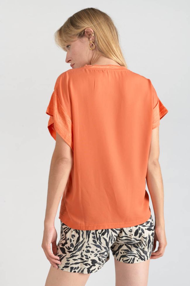 Top Overs orange corail