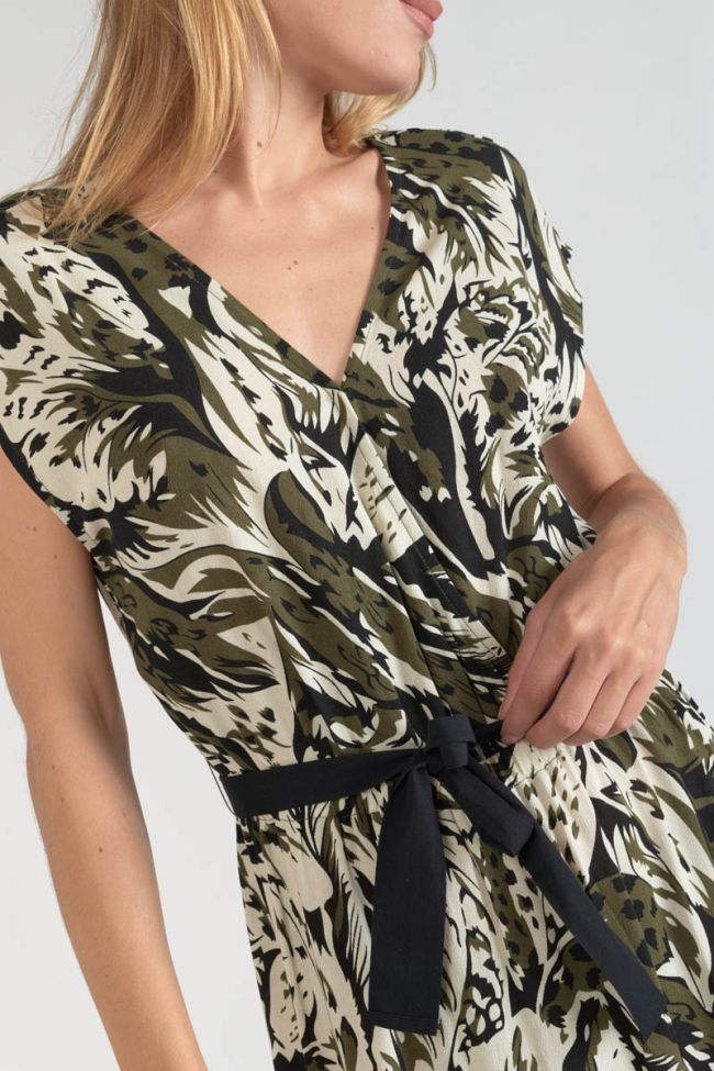 Robe Page à motif jungle